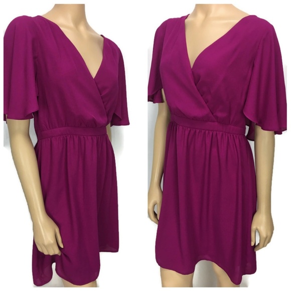 asos raspberry dress